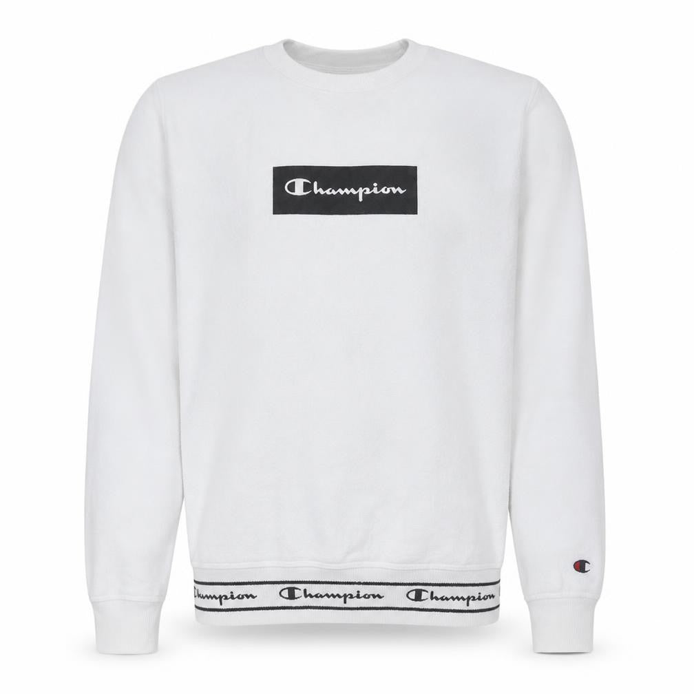 Mens UK Size XS Champion White Pullover Sweatshirt