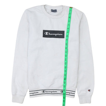 Mens UK Size XS Champion White Pullover Sweatshirt