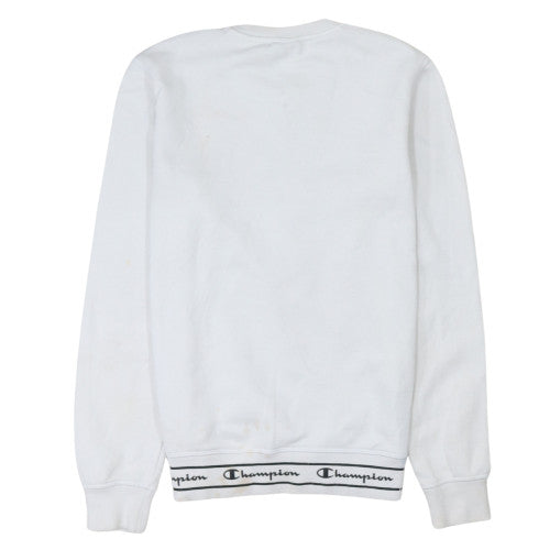 Mens UK Size XS Champion White Pullover Sweatshirt