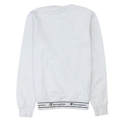 Mens UK Size XS Champion White Pullover Sweatshirt