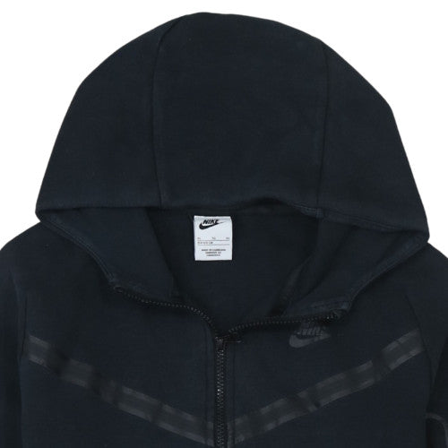 Teens UK Size XL Nike Black Full Zip Hoodie