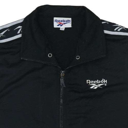 Reebok Men's Black XS Zip Waistcoat Sports Gilet