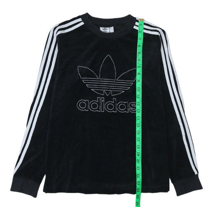 Womens UK Size 20 Adidas Black Pullover Sweatshirt