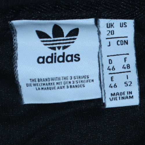 Womens UK Size 20 Adidas Black Pullover Sweatshirt