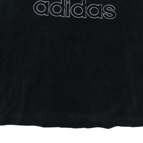 Womens UK Size 20 Adidas Black Pullover Sweatshirt