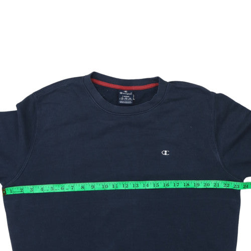 Mens UK Size L Champion Blue Pullover Sweatshirt
