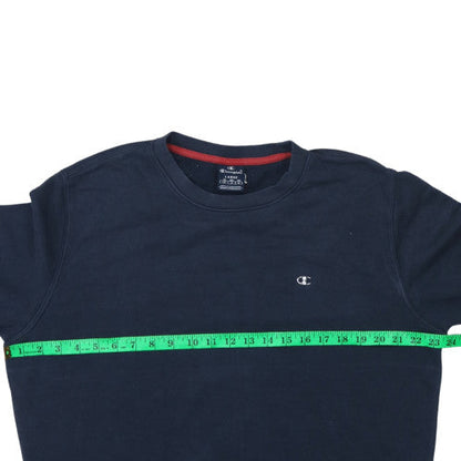 Mens UK Size L Champion Blue Pullover Sweatshirt