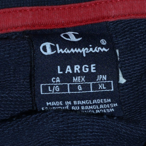 Mens UK Size L Champion Blue Pullover Sweatshirt