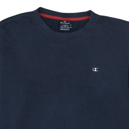 Mens UK Size L Champion Blue Pullover Sweatshirt