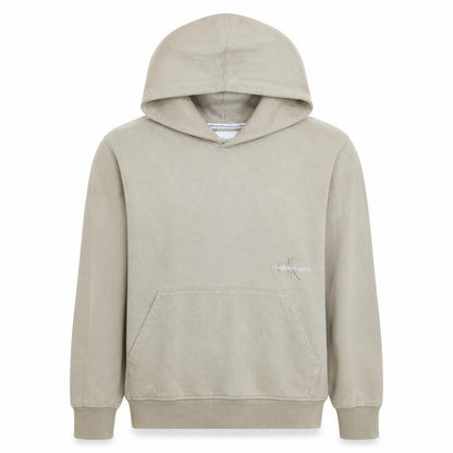 Mens UK Size M Calvin Klein Jeans Beige Pullover Hoodie