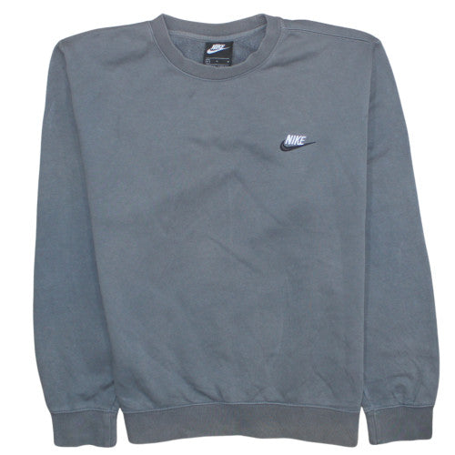 Mens UK Size M Nike Grey Pullover Sweatshirt