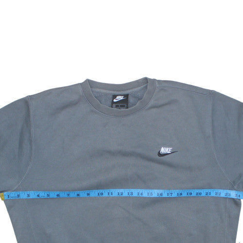Mens UK Size M Nike Grey Pullover Sweatshirt