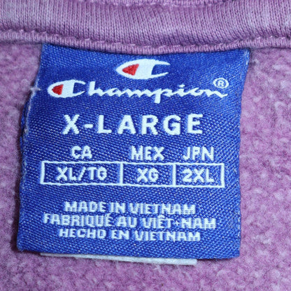 Womens UK Size XL Champion Purple Pullover Hoodie