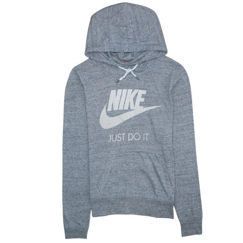 Mens UK Size M Nike Grey Pullover Hoodie