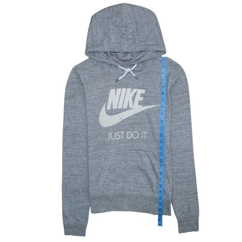 Mens UK Size M Nike Grey Pullover Hoodie