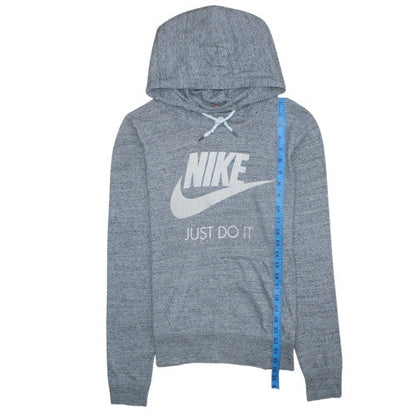Mens UK Size M Nike Grey Pullover Hoodie