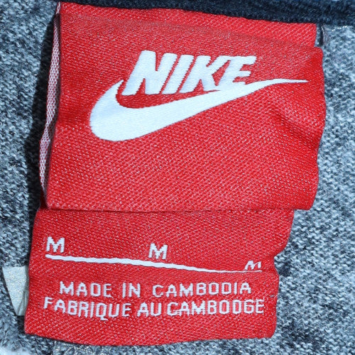 Mens UK Size M Nike Grey Pullover Hoodie
