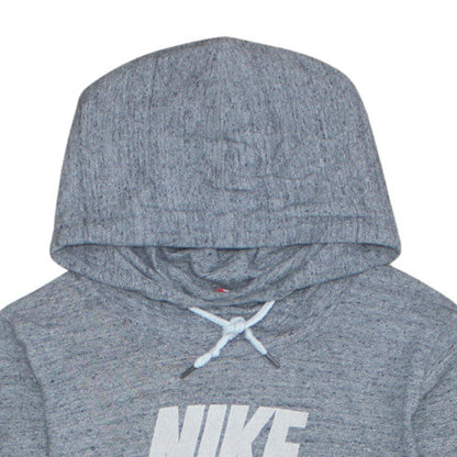 Mens UK Size M Nike Grey Pullover Hoodie