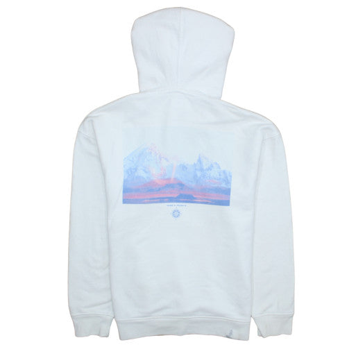 Mens UK Size M Levi's White Pullover Hoodie