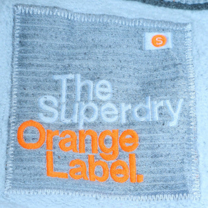 Mens UK Size S Superdry Grey Full Zip Hoodie