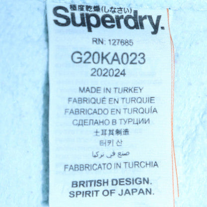 Mens UK Size S Superdry Grey Full Zip Hoodie