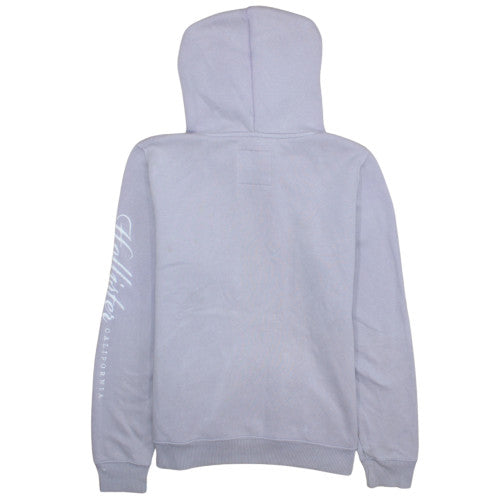 Unisex Adults UK Size L Hollister Purple Pullover Hoodie