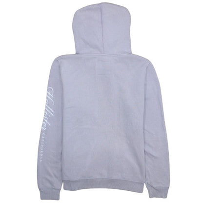 Unisex Adults UK Size L Hollister Purple Pullover Hoodie