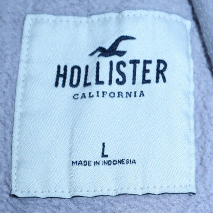 Unisex Adults UK Size L Hollister Purple Pullover Hoodie