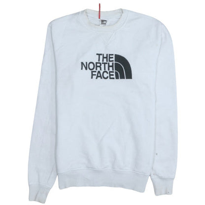 Mens UK Size M The North Face White Pullover Sweatshirt