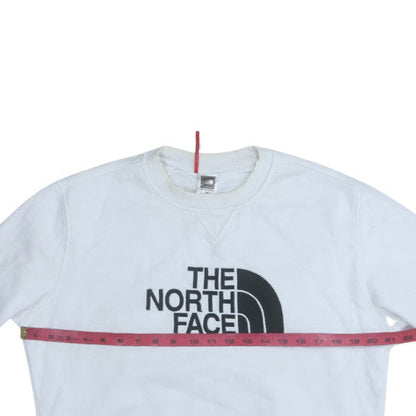 Mens UK Size M The North Face White Pullover Sweatshirt
