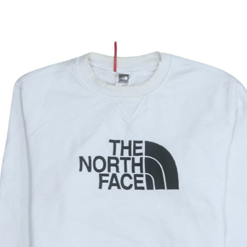 Mens UK Size M The North Face White Pullover Sweatshirt