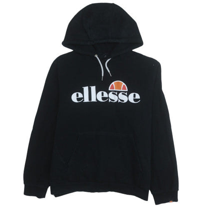 Mens UK Size L Ellesse Black Pullover Hoodie