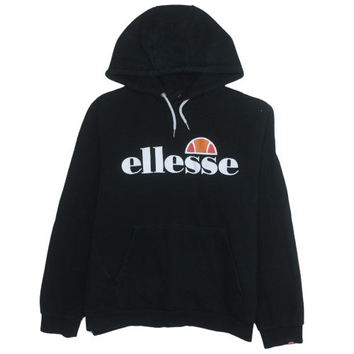 Mens UK Size L Ellesse Black Pullover Hoodie