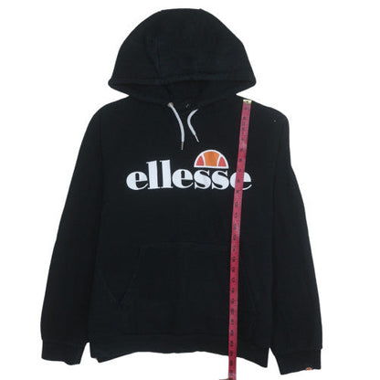Mens UK Size L Ellesse Black Pullover Hoodie