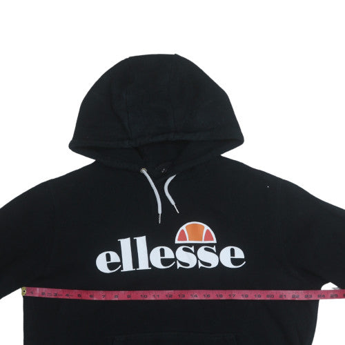 Mens UK Size L Ellesse Black Pullover Hoodie