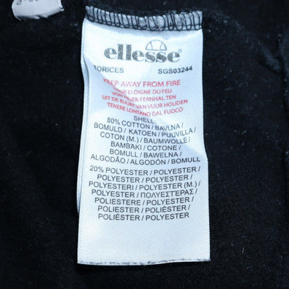 Mens UK Size L Ellesse Black Pullover Hoodie
