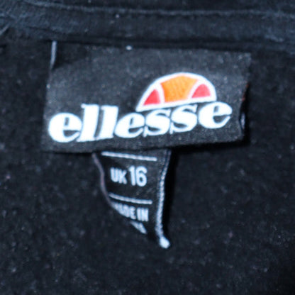 Mens UK Size L Ellesse Black Pullover Hoodie