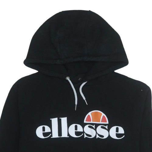 Mens UK Size L Ellesse Black Pullover Hoodie