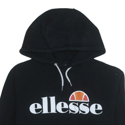 Mens UK Size L Ellesse Black Pullover Hoodie
