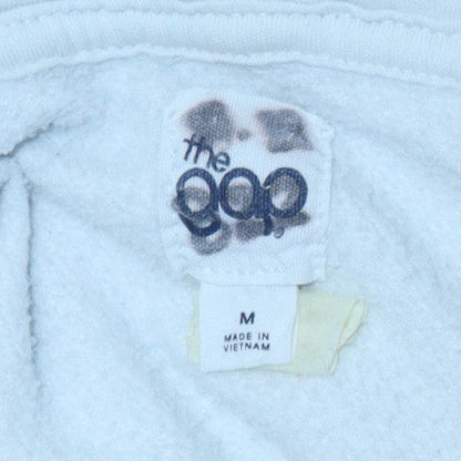 Mens UK Size M GAP White Pullover Hoodie