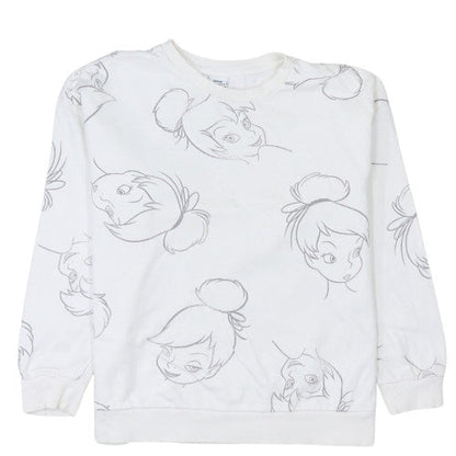 Womens UK Size L Disney White Pullover Sweatshirt