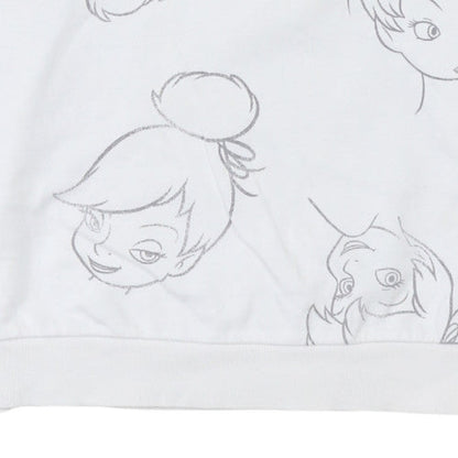 Womens UK Size L Disney White Pullover Sweatshirt