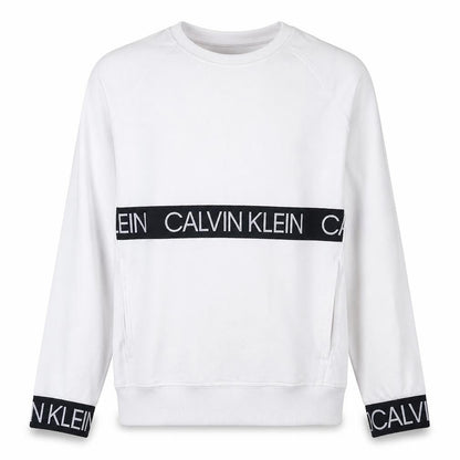 Mens UK Size S Calvin Klein White Pullover Sweatshirt