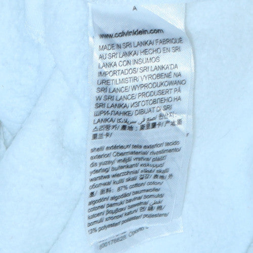 Mens UK Size S Calvin Klein White Pullover Sweatshirt