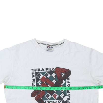 FILA Men’s White Limited Edition Logo T-Shirt Size L
