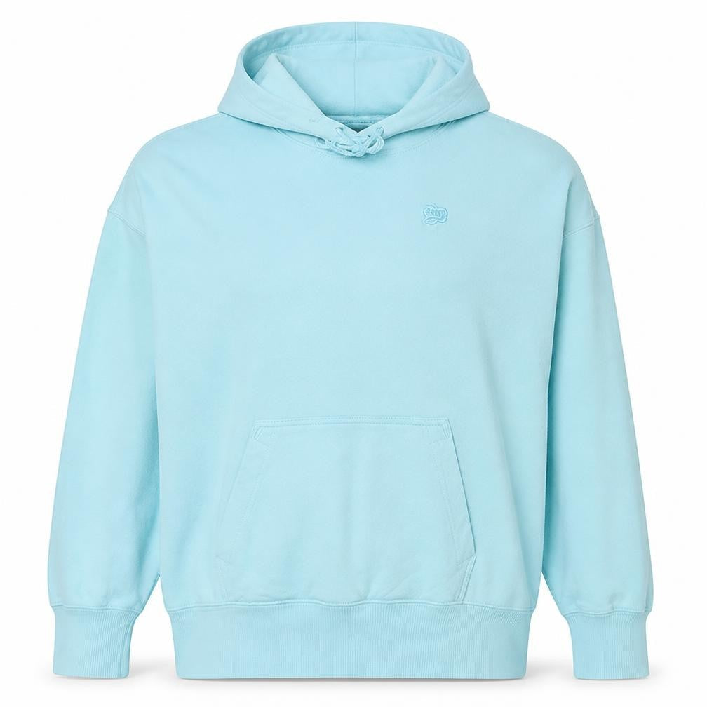 Womens UK Size L Puma Blue Pullover Hoodie