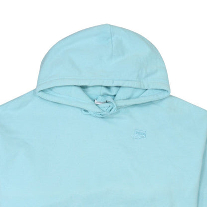 Womens UK Size L Puma Blue Pullover Hoodie