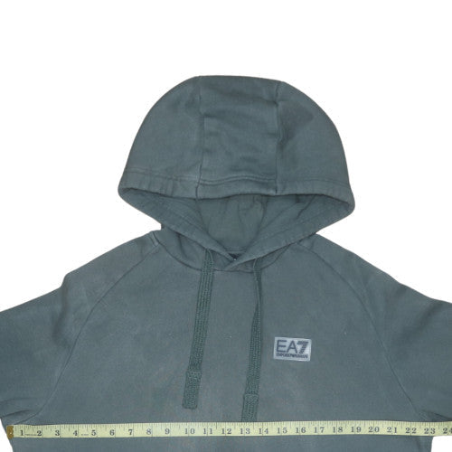 Mens UK Size M Emporio Armani Green Pullover Hoodie
