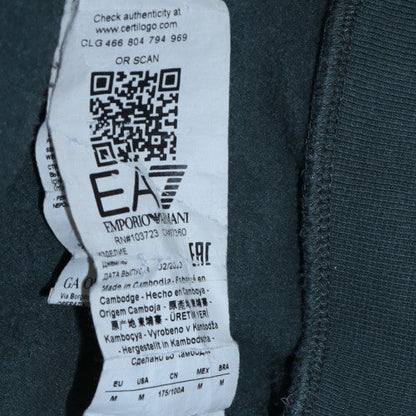 Mens UK Size M Emporio Armani Green Pullover Hoodie