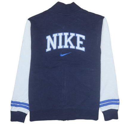 Mens UK Size M Nike Blue Full Zip Sweatshirt